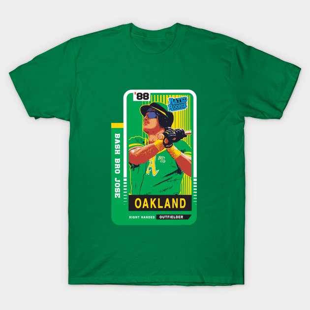 Jose Canseco rated rookie tee t-shirt T-Shirt by goderslim